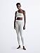Calvin Klein Women's Modern Cotton Legging, Grey Heather, Large
