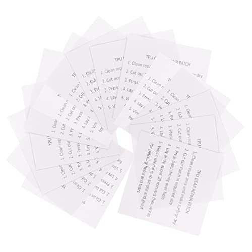 SEWACC 25Pcs Repair Patch Kit for Inflatable Swim Rings Tent Mend Tape Sturdy Repair Stickers for Camping Gear and Pool Floats