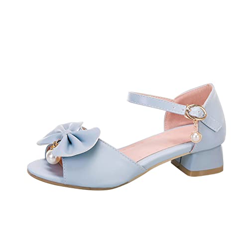 Girls Sandals Grils Dress Shoes Wedding Open Toe Glitter High Heels For Little/Big Kids Sandles For Kids Girls