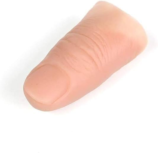 5 Pcs Magic Trick Fingers Fake Thumb Tips Stage Show Prop Prank Magic Kits and Accessories Novelty Toys