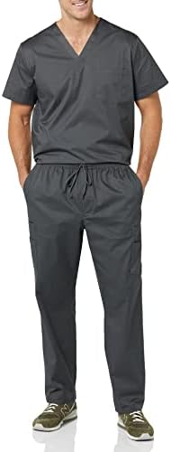 Pantaloni Uomo In Raso Di Cotone Con Orlo Piegato, Vita Regolabile E Tasche Angolate