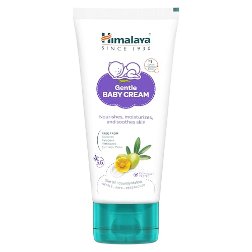 Image of Himalaya Gentle Baby Cream 50ml | No.1 Doctor-Prescribed Brand | Nourishes & Extra Soft Skin | pH 5.5 Formulation | Safe for Newborns