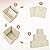 STORAGE MANIAC Storage Cubes, 11 Inch Collapsible Storage Bins with Handles, 4 Pack Fabric Foldable Bins for Organization, Durable Storage Bins for Closet, Shelves, Offices, Toys, 4-Pack Beige