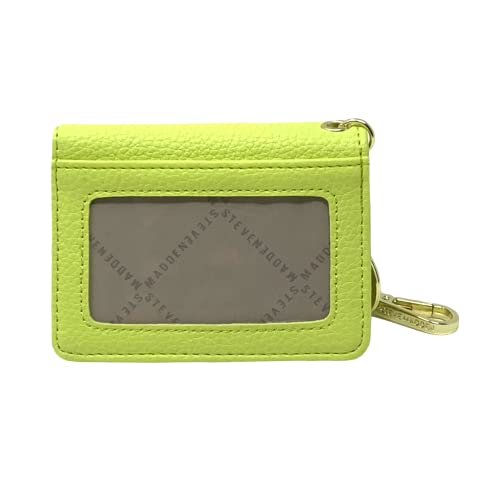 Steve Madden Bfold Clip On Card Case Wallet with Keyring (Lemon Bite)3