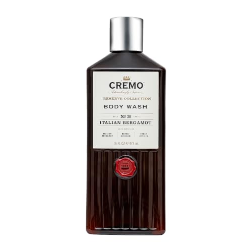 Cremo Body Wash for Men, Italian Bergamot, 16 Fl Oz