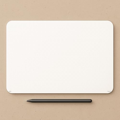 Image of CLEVER SIGNS A3 Dot Grid Notepad (11,70 inch x 16,55 inch) - XLarge Dotted Memo Desk Pads-Premium Paper with Cardboard Back Support - Ideal for Note-taking, Planning, Sketching, and Journaling
