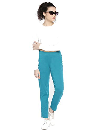 Image of Dollar Missy Women's Chino Slim Pants- D Z Green (8902889431789 MMCC-525-PO1-DZGRN-15 DZ Green XL)