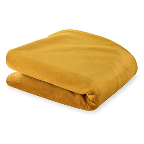 Funda Almohada Terciopelo Mostaza 40x145 Cover