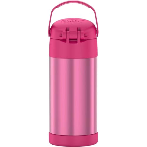 Image of THERMOS FUNTAINER Water Bottle with Straw, 12oz, Pink
