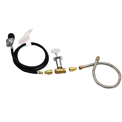 MENSI Propane Gas Fire Pit Valve Control System Kit Hose