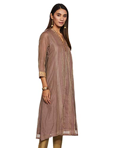 Image of BIBA Women's Cotton Straight Kurta