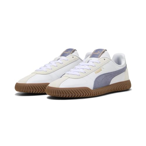 PUMA Tenis Unisex Club KAYZER OG, Blanco-Gris Cielo-vaporizador, Talla 44, Puma Blanco Gris Sky Vapor Gray, 43 EU