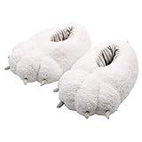 Die idealen Hausschuhe für glatte Hartholz- und Fliesenböden. Gummierte Punkte halten Sie von Ausrutschen und Stürzen ab.