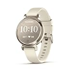 Garmin Lily 2, Small and Stylish Smartwatch, Hidden Display, Patterned Lens, Up to 5 Days Battery Life, Coconut