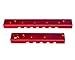 presma Picatinny Rail Section Kit for M-LOK Style Slots, 3 Piece Red