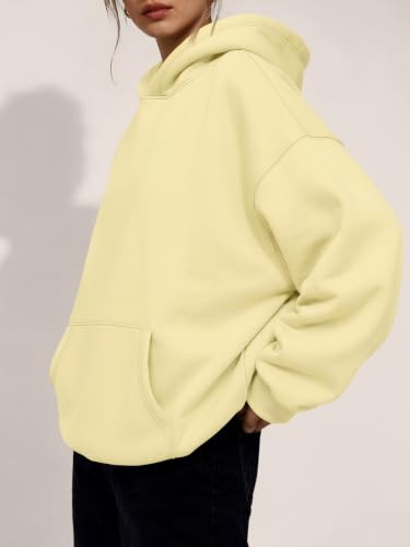 Image of Trendy Queen Women Oversized Hoodies Fall Outfits | Gentle Skin Feel, Aesthetic Drop Shoulder, Large Kangaroo Pocket, Seamless Daily Outfit Match