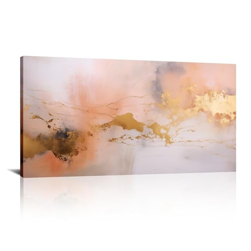 Art mural sur toile pour habiller un grand mur de salon abstrait encadré