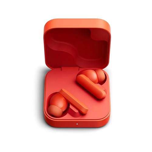 Image of [Original] Budss for CMFF Buds 2 with 48 dB ANC, & Upto 51 Hours of Battery Life Bluetooth Headset,4HD Mics,USB-C,13mm Drivers,Easy Use for iPhone,Apple Compatible (Orange)