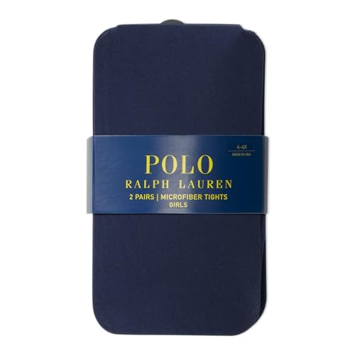Polo Ralph Lauren girls Ultra Soft Microfiber Tights - 2 Pair Pack - Pinch-free Fit3