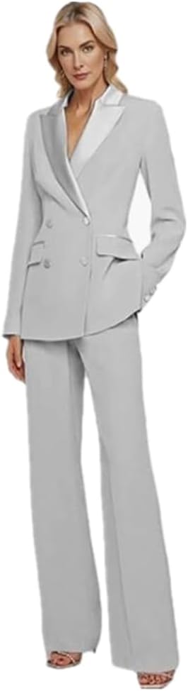 Womens Suiting 2 Piece Outfits for Women Dressy Blazer Vest and Pants Wedding Party Graduation