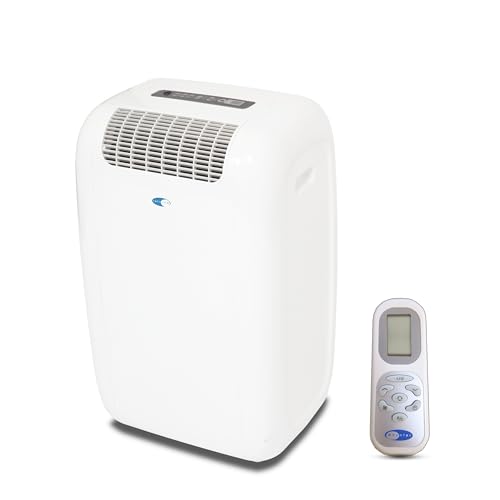 Image of Whynter ARC-101CW Cool Size 10,000 BTU (5,200 BTU SACC) Portable Air Conditioner, Dehumidifier, and Fan with Activated Carbon Filter and Storage Bag, up to 300 sq ft in White