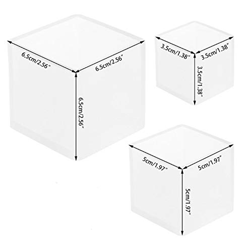 Stampo in Silicone Quadrato Cubo Grande Grande
