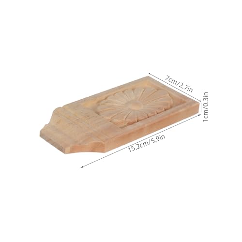 Ménsulas de madera tallada en relieve ornamental para terminaciones de armarios 7