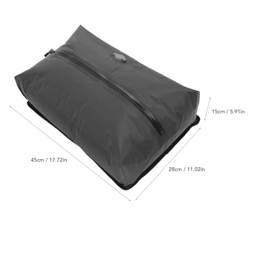 Sxhlseller Sac à Vide de Voyage Réutilisable 16L Stockage de Compression TPU pour les Bagages ou le Sac à Dos, Splash Proof Space Saver avec un Joint de Presse Manuel pour le Camping et (GRAY) – vue 6