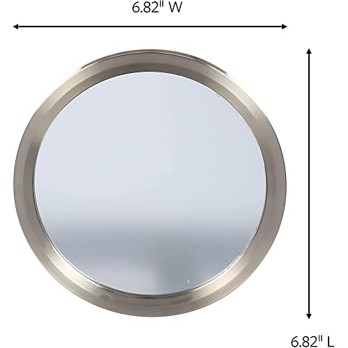 Command Bath Mirror, 2-Pack of 1 Mirror and 2 Water-Resistant Strips, Damage Free Bathroom Organization