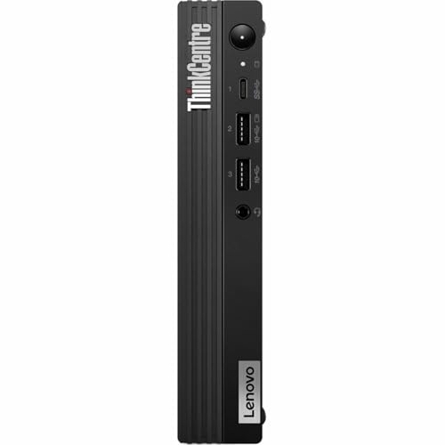 Image of Lenovo ThinkCentre M70q Gen 3 Mini PC - 12th Gen Intel Core i5 Hexa-core Desktop Computer with 16GB DDR4 RAM, 256GB NVMe SSD - Windows 11 Pro 64 Compact and Powerful Desktop PC in Black (11T300C0US)