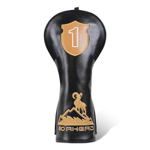 Craftsman Golf Go Ahead Classic Black Driver Headcover Cover Travel ...