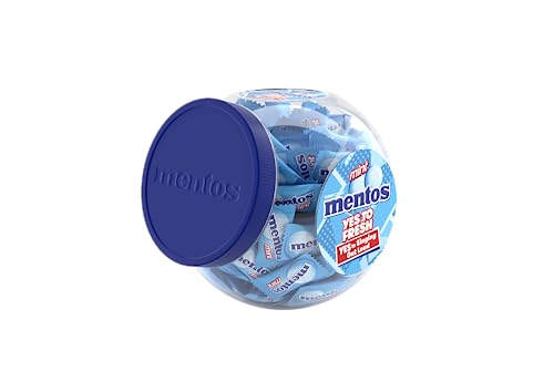 Mentos Mint Flavour Chewy Candy Wrapped In Jar, 200 Pieces