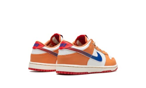 Nike Preschool Dunk Low PS DH9756 101 Hot Curry - Size 1Y Orange/Blue3