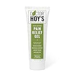 DOCTOR HOY'S Natural Pain Relief Gel, Water Based with Arnica a Natural Anti-Inflammatory, Includes 5% Camphor & 5% Menthol with Encapsulation Technology for Long Lasting Pain Relief, 4 oz. Tube