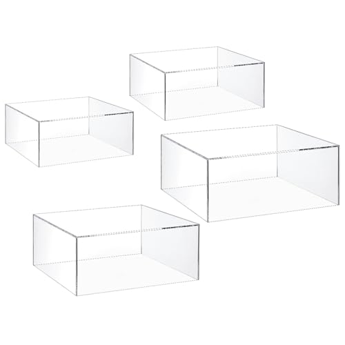 Cajas de acrílico - Caja cuadrada de...