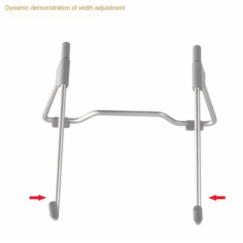 Soporte para laptop de altura modificable y base de aluminio 2