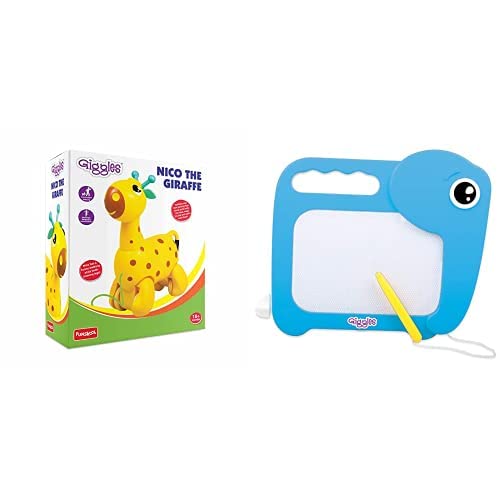 Image of Giggles Nico The Giraffe, Yellow & Giggles Mini Doodle fir Kids