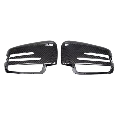�T�C�h�E�B���O�~���[�J�o�[�L���b�v Compatible With For B-Class W246 For C-Class W204 Facelift 2011 2012-2016 �J�[�{���t�@�C�o�[ �o�b�N�~���[�n�E�W���O�J�o�[ - �T�C�h�~���[�J�o�[