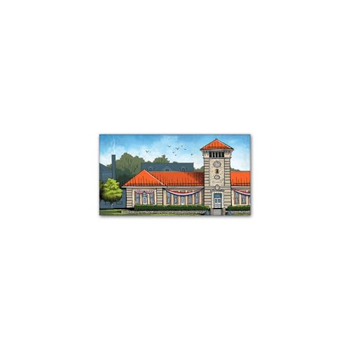 DesignSkinz Decorative Fridge Magnet | Home Decoration Gift Item | Stylish Fridge Magnet 3x2 inch - Harvey Wheeler Community Center