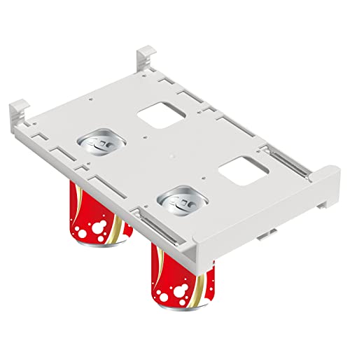 Bncxdc Kühlschrank Organizer, Fridge Organizer, Getränkedosen-Organizer, 1 Packung, Verstellbarer Kühlschrank-Organizer, hängender Dosenspender für Soda, Seltzer, 8 Standarddosen, Pop-Getränkedosen Cover