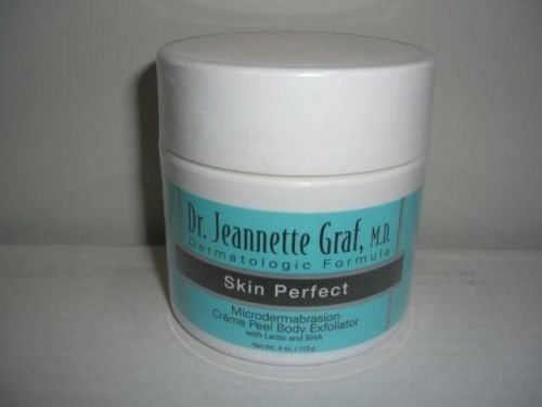 New Dr. Jeannette Graf Skin Perfect Microdermabrasion Creme Body Exfoliator 4 oz