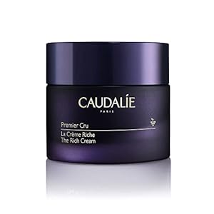 Caudalie Premier Cru Skin Barrier Rich Moisturizer with Bio Ceramides and Hyaluronic Acid, Visibly Repairs Skin Barrier and Reduces the Look of Wrinkles, Deeply Moisturizing Face Cream, 1.6 oz