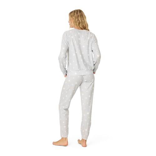 PJ Salvage Women's [Amazon Exclusive] Cloud Jersey Jogger Pajama 2-Piece Pj Set4