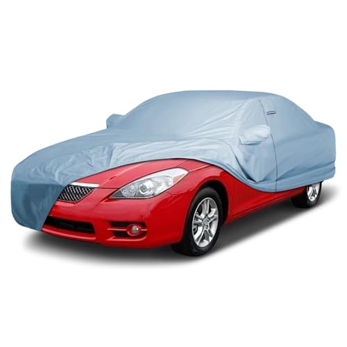 Image of iCarCover Premium Car Cover for 1999-2008 Toyota Solara Heavy Duty Waterproof All-Weather Automobiles Custom Fit Indoor Outdoor UV Snow Protection Covers with Straps and Bag