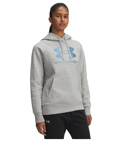 Sudadera con capucha Under Armour Rival Fleece con acabados Shimmer