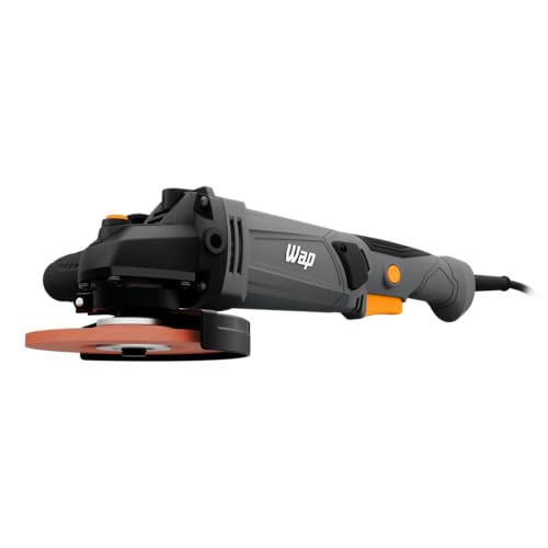WAP Esmerilhadeira Angular 5” WF ES02 com Empunhadura Auxiliar 3 Posições Protetor de Disco 125MM 13000RPM 1200W 220v
