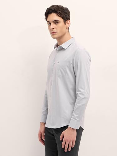 Image of THE BEAR HOUSE Men's Cotton Checked Slim Fit Shirt