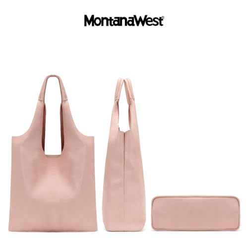 Image of Montana West Slouchy Hobo Bags for Women Soft Designer Shoulder Purses Ladies Top Handle Handbag