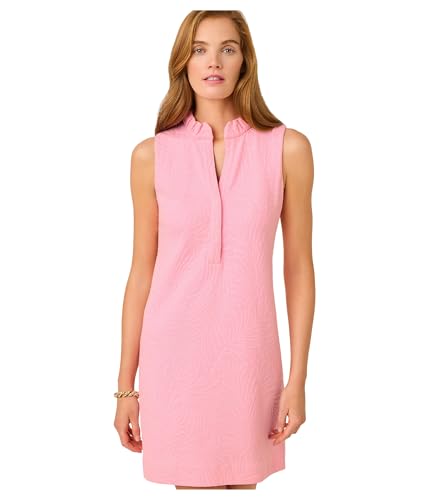 Lilly Pulitzer, Womens, Elsey Shift, Conch Shell Pink Leafy Knit Pucker  Jacquard, XX-Small at Amazon Women's Clothing store