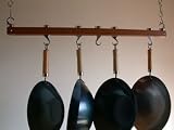 Taylor & Ng Track Ceiling Pot Rack, 36', Burnished Bamboo
